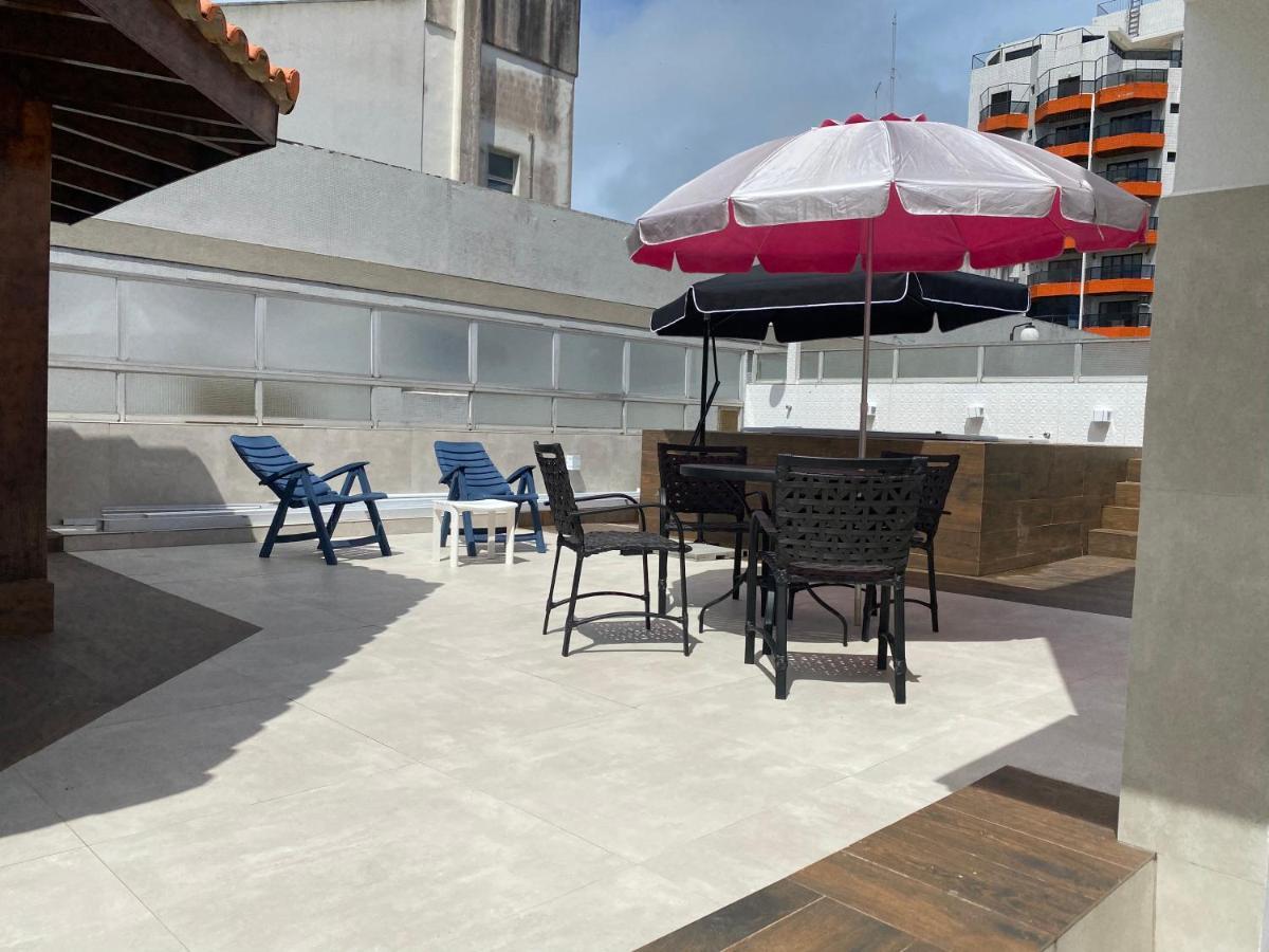 Cobertura Guaruja Apto Com Jacuzzi E Churrasqueira Exterior foto