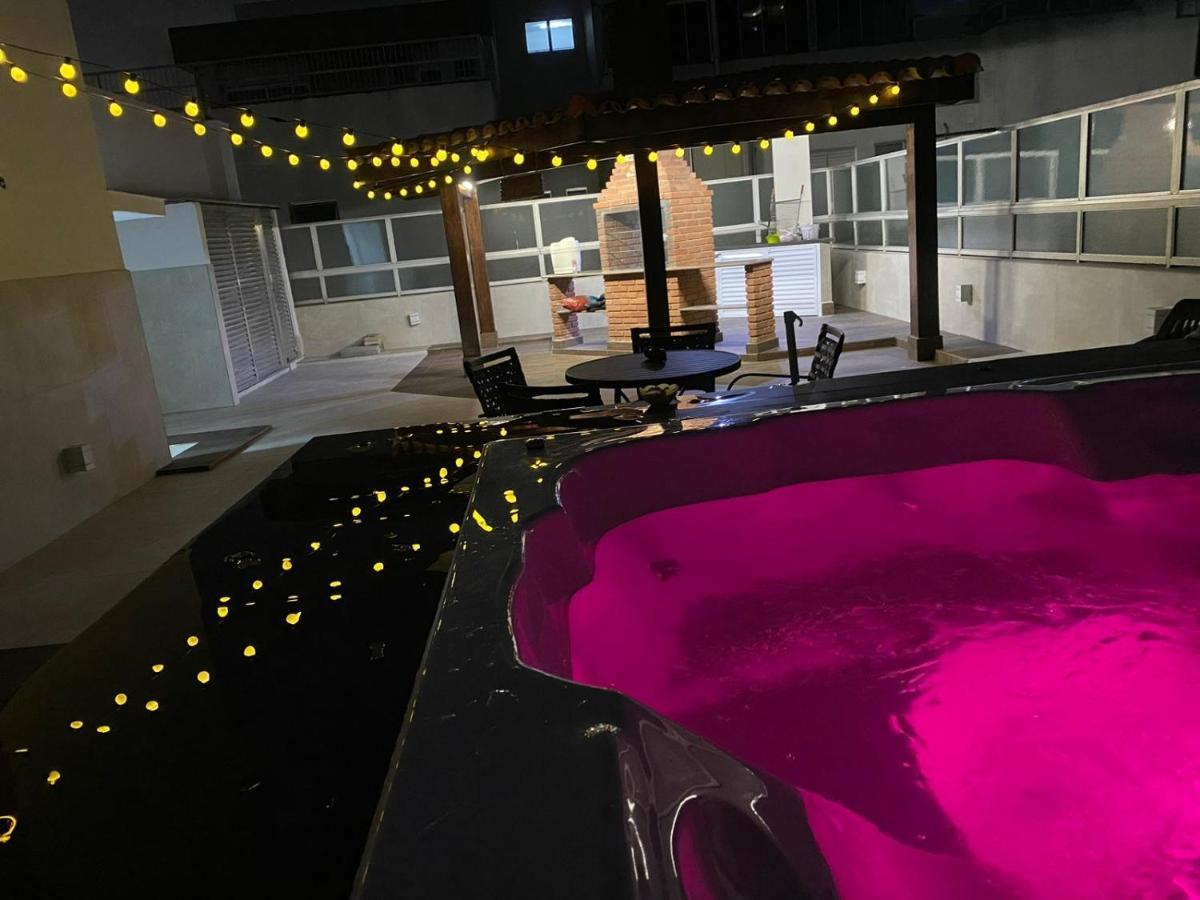 Cobertura Guaruja Apto Com Jacuzzi E Churrasqueira Exterior foto